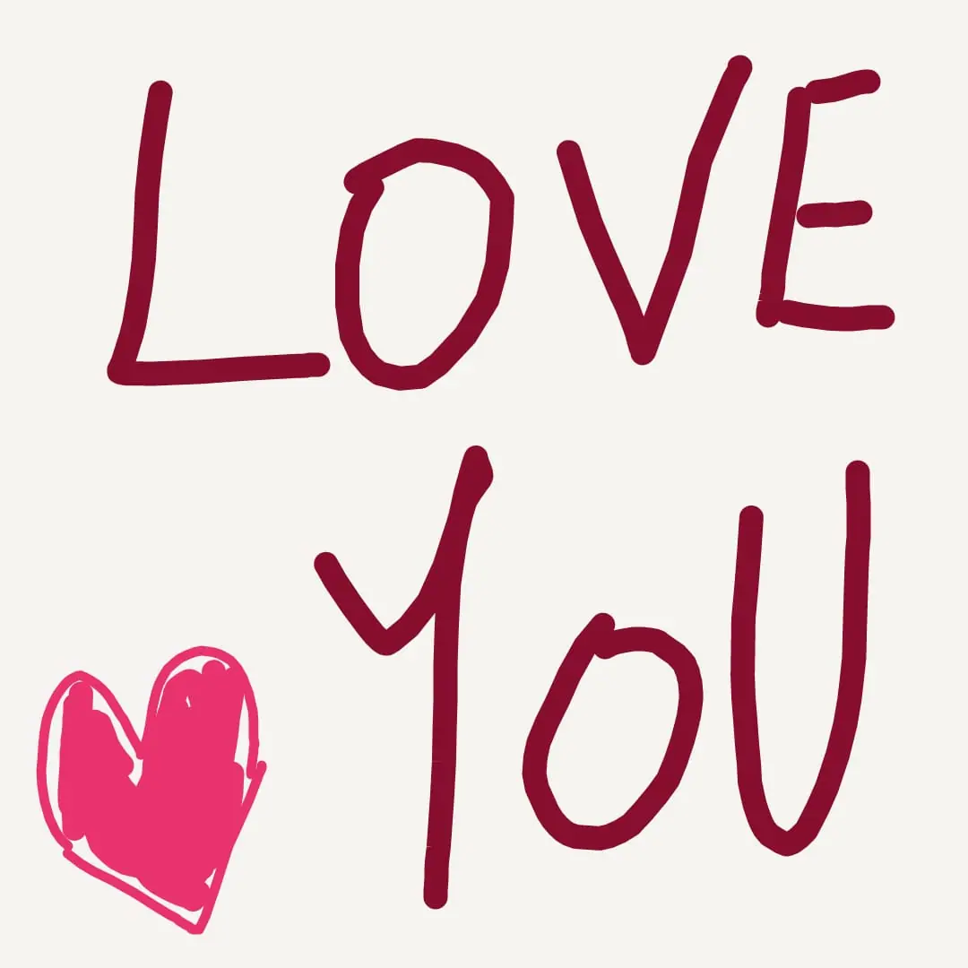 Free couple doodle drawing feature in Bloom app